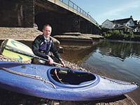 Teacher used canoe skills to rescue woman from River Usk