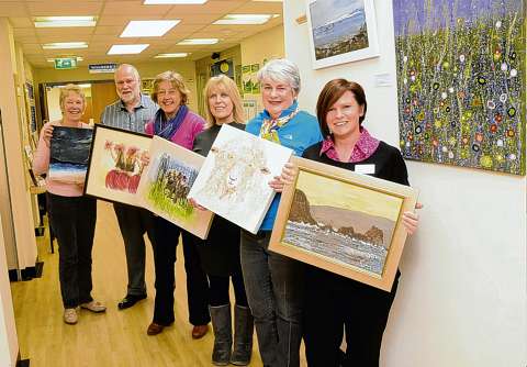 Outgoing GP hails health centre artwork