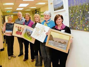 Outgoing GP hails health centre artwork