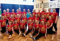 Dancers in step for summer show