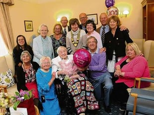 Still going strong at 105 . . .