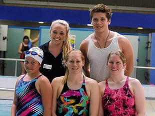 Swimmers make a splash for cash