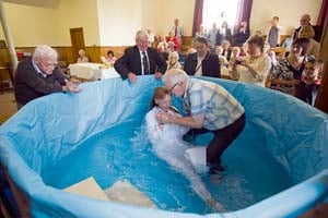 Baptism call for firefighters