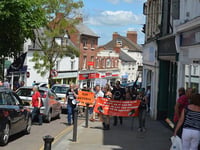 A protest against the badger cull