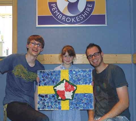 Elly’s flag goes home!