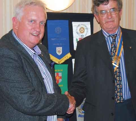 New Rotary Club member welcomed