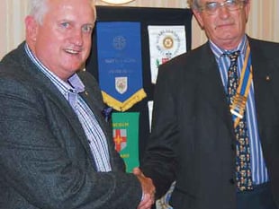 New Rotary Club member welcomed