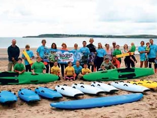 Autistic surf experience returns to county