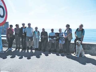 Australian visitor joins U3A walkers