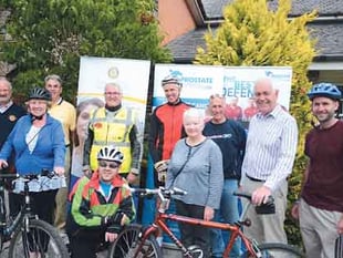Rotary cyclists mount up for charity