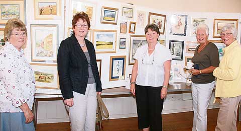 Hatherleigh held amateur watercolour exhibition ‘of professional standard’