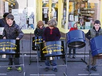 Pupils raise money for instruments with outdoor concert