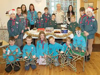 Scouts, Cubs and Beavers star with crafts