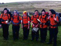 Team completes 35-mile challenge