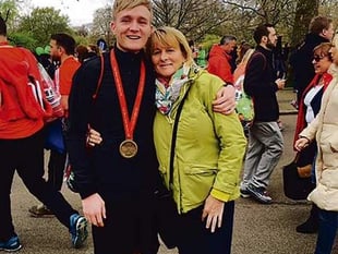 Paul completes marathon in fitting tribute to his late father