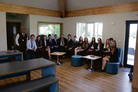 College students quiz MP on economy
