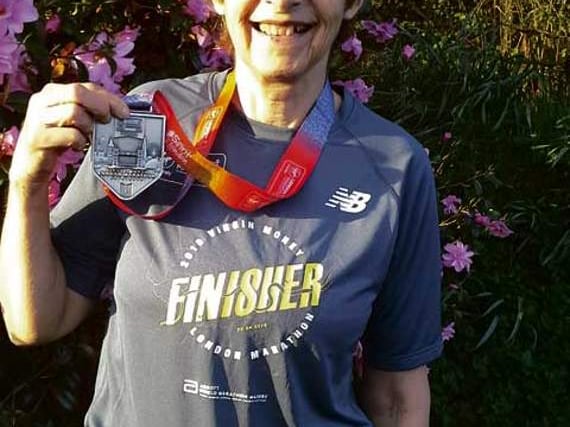 Lavinia finishes 26th in age category at London Marathon