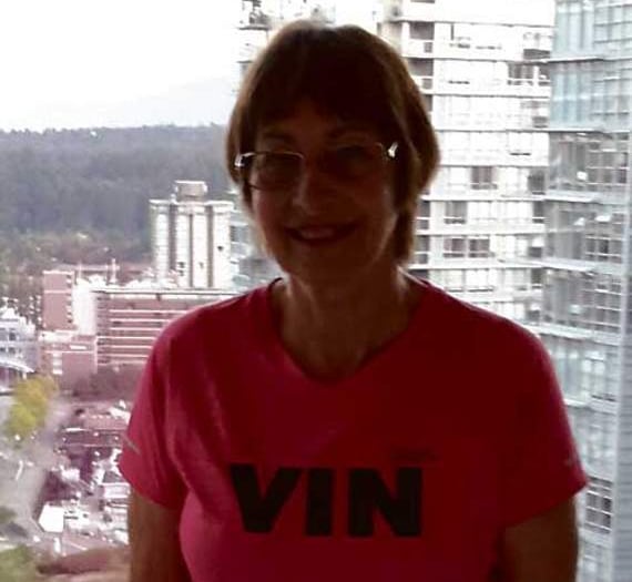 Vin takes on her ninth marathon to raise funds for community centre