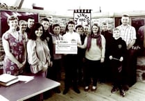 YFC presents cheque for St Luke's Hospice