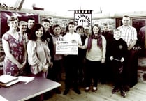 YFC presents cheque for St Luke's Hospice
