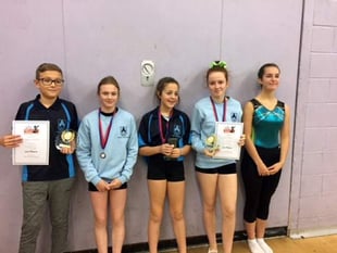 Golds and silvers aplenty for trampolinists in Taunton