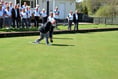 Blowey bowls first wood of the season at Kensey Vale