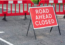 Resurfacing works being carried out following delay caused by poor weather
