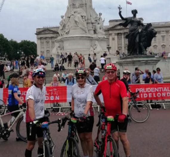 Community centre boost from cycle ride