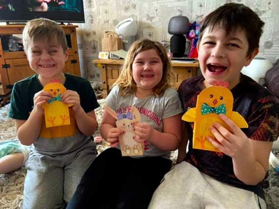 Electrician spreads joy with Easter bags