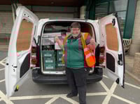 Supermarket keeps food bank well stocked