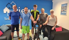 Eight-hour cycle raises funds for Ukraine support mission