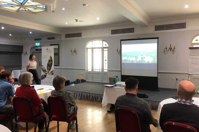 Viewing a “digital story”created with a local farmer.