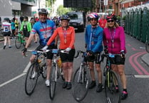 Vin, Kevin Marshall and Emma and Pete James took on London-Essex 100