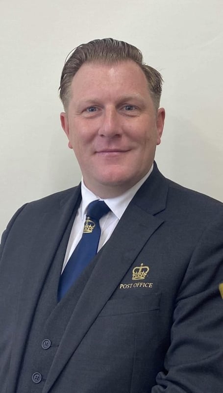 Bude Postmaster Luke Francis BEM