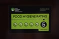 Food hygiene ratings handed to two Cornwall restaurants