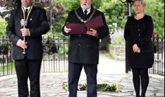 Camelford Mayor gives Proclamation of the King