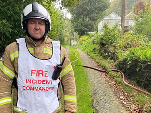 Fire destroys large garage at Albaston