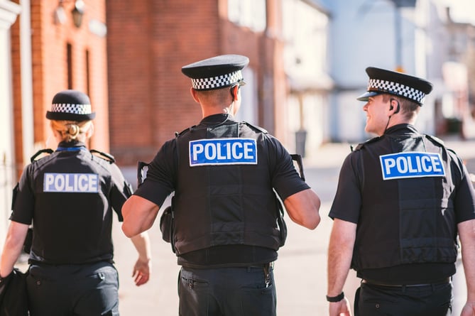 Devon and Cornwall Police officers