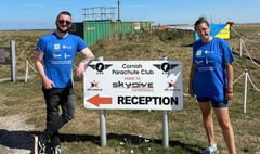 Took on 10,000 feet jump for mental health charity