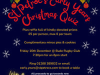 Quiz night to support pre school
