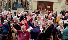 Senior citizens celebrate the New Year at Lions’ party