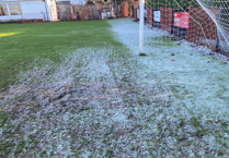Saltash's Western League game off due to a frozen pitch