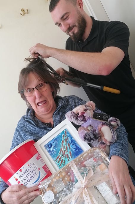 Jane Nolan, who works for Lowley Engineering in Launceston, will be having her head shaved
