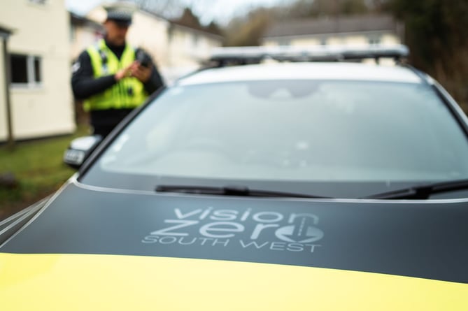 Police car with VZ logo