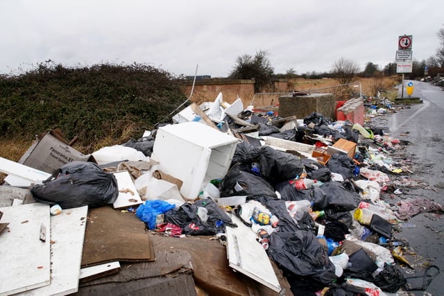 Thousands of fly-tipping incidents in Cornwall