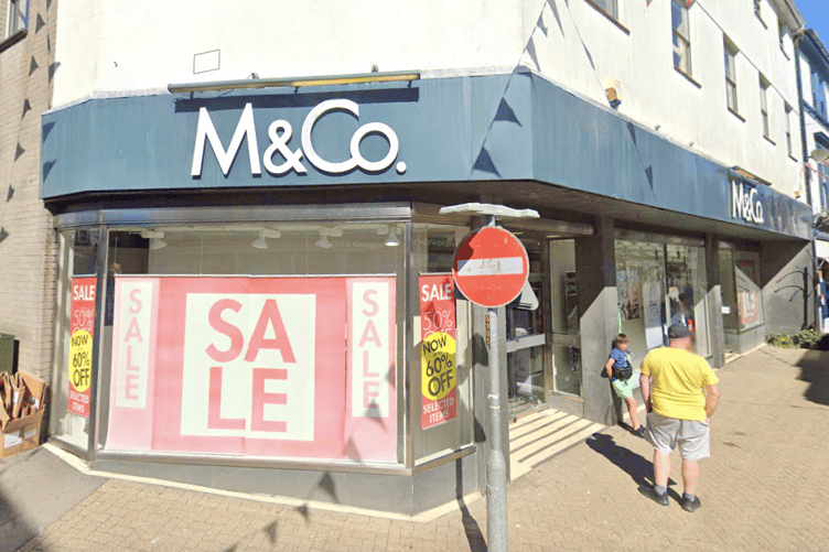 The Liskeard and Launceston stores are among the 170 stores to close