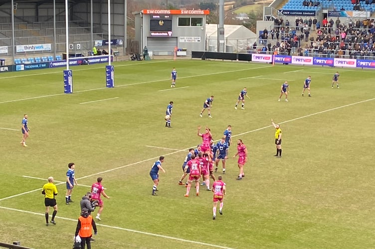 Exeter Chiefs action