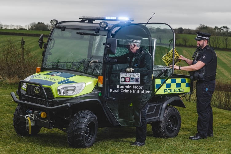 Devon & Cornwall Police's new  all-terrain vehicle for Bodmin Moor