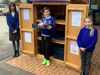 Community larder opened by pupils