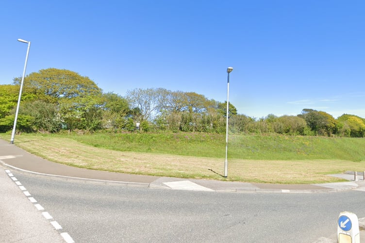 The location of the proposed Starbucks in Bodmin